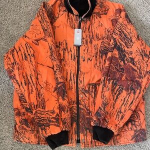 3M Thinsulate Orange Puffer Jacket